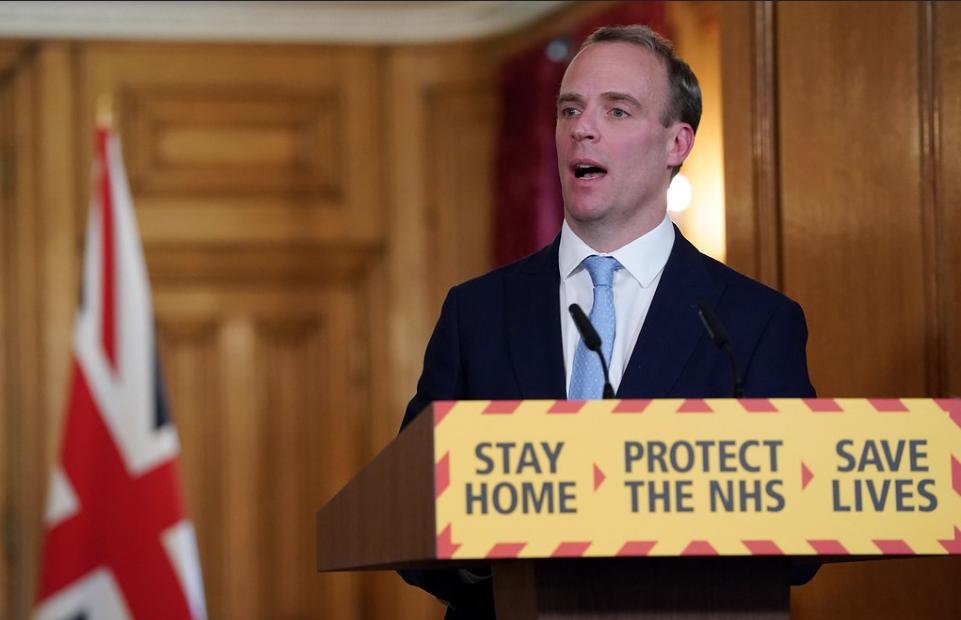 Feeling uplifted, secretary of state? raab