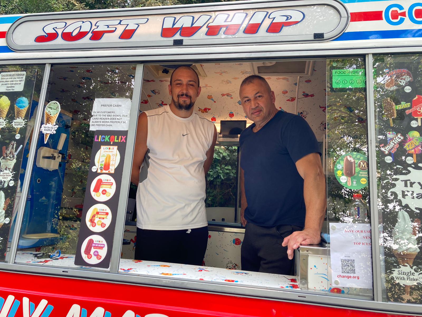 Licence row puts ice cream van at risk after 30 years in Hampstead WhatsApp Image 2020-08-12 at 13.50.27
