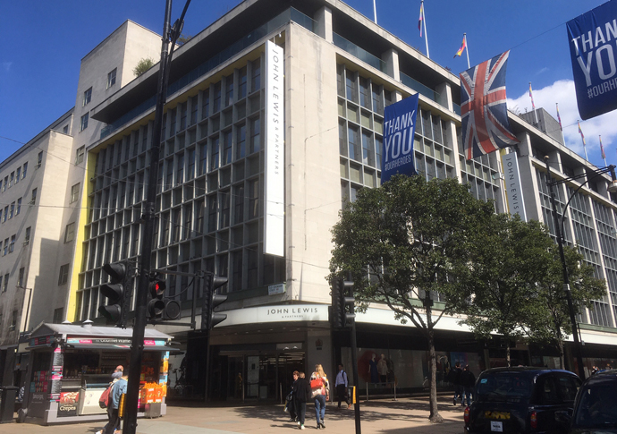 John Lewis to cut shopping space at its Oxford Street store John Lewis Oxford Street IMG_8916w2