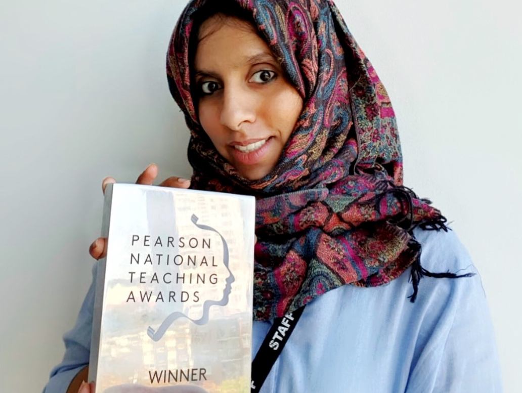 Inspirational London lecturer honoured in UK celebration of teaching new pearson
