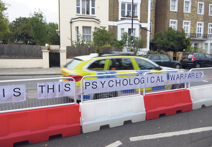 Brecknock Road barriers