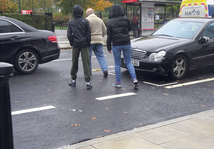 Crossing Prince of Wales Road