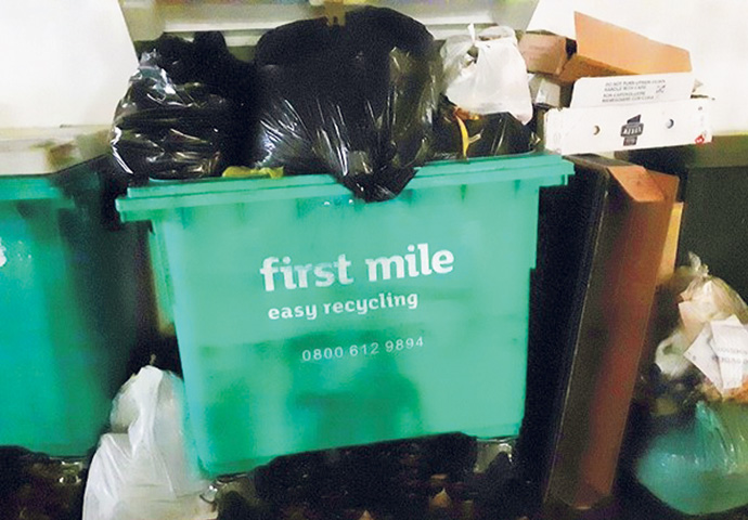 Belsize Streatery bins