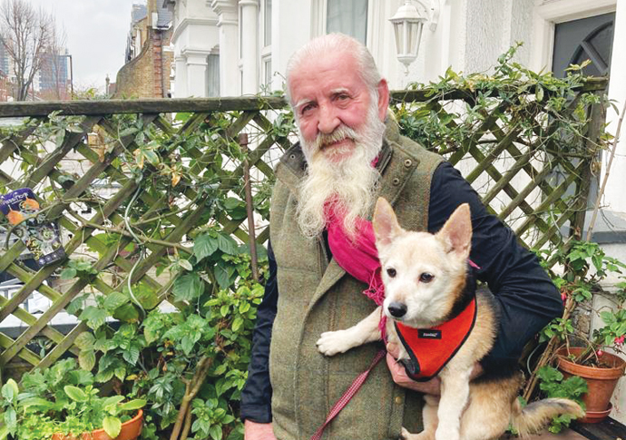 Mick Anthony with Zorro