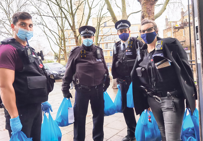 Belsize Met Police volunteers