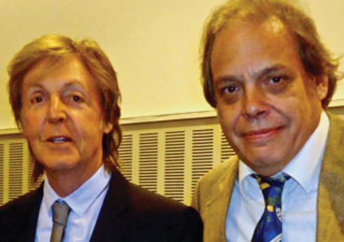 David and Paul McCartney