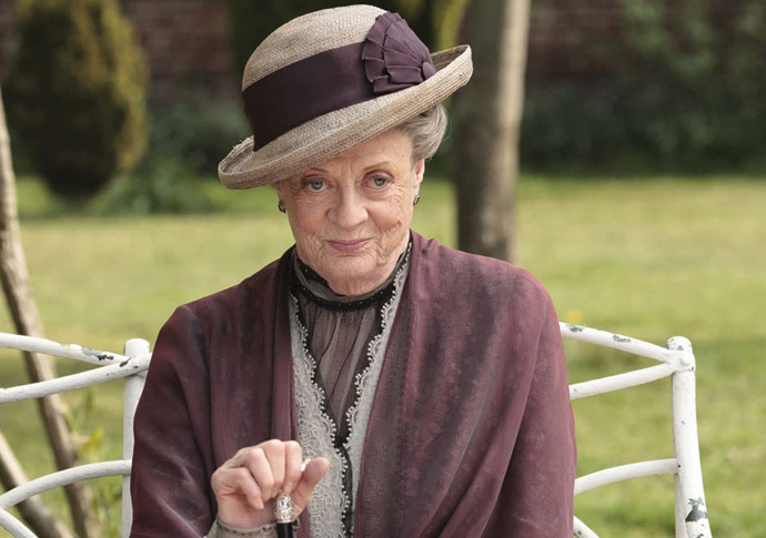 Maggie Smith in Downton
