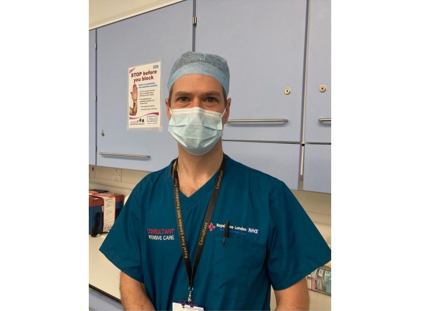 Royal Free consultant on 12 months since first Covid patient admitted spiro landscape