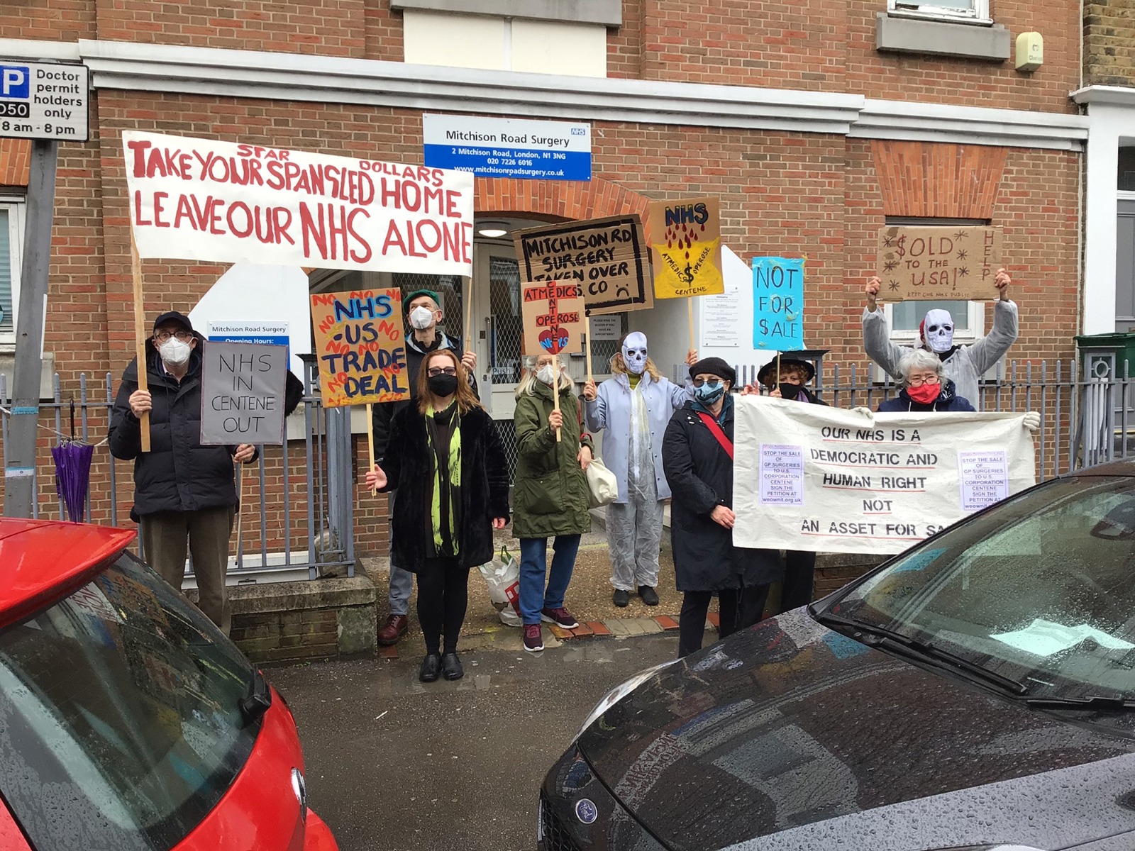 Protests outside GP surgeries after US firm’s takeover CamdenNewJournalMarch18 Image 2021-03-18 at 09.51.53 (13)