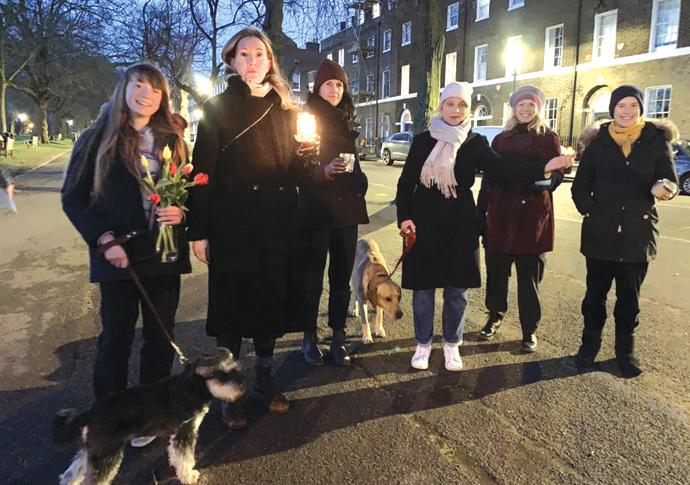 Highbury Fields Sarah Everard vigil