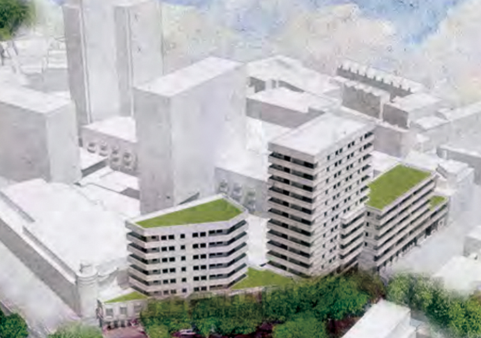 An artist impression of the Vorley Road development Credit Islington Council