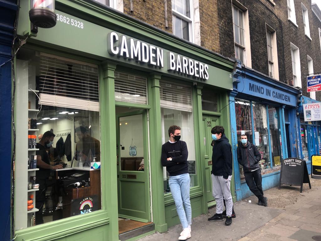 Backlog and sides Barbers work hard to meet lockdown demand Camden New Journal