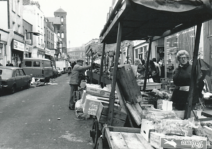 Shabby to chic Exmouth market in 1982 before the town hall's intervention