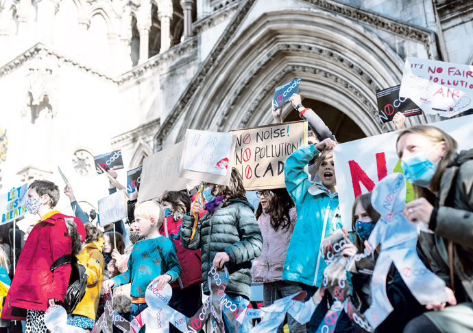 Food depot row victory for ‘Nocado’ campaigners Ocado kids court DSC_8698
