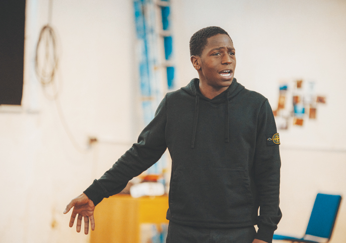Rehearsals for and breathe...David Jonsson. Photo - Isha Shah (2)