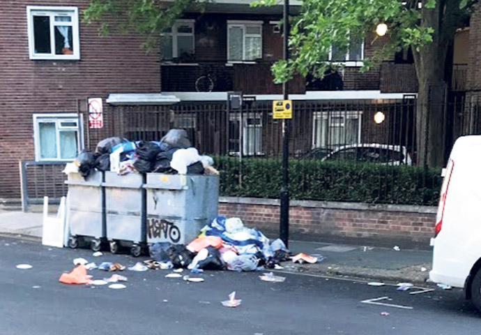 Somers Town rubbish