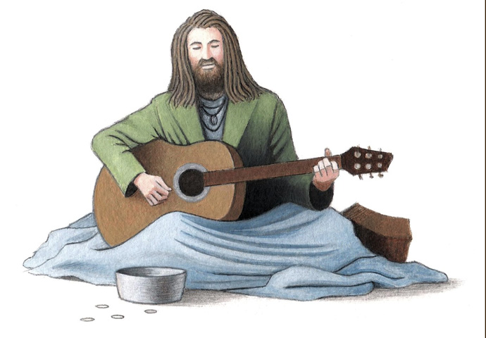 We don’t want to listen to other people’s music all the time Busker cartoon_John Sadler