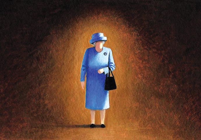 Her Royal Highness_John Sadler cartoon