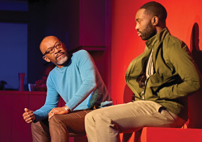 Lennie James and Paapa Essiedu in A Number CREDIT Manuel Harlan
