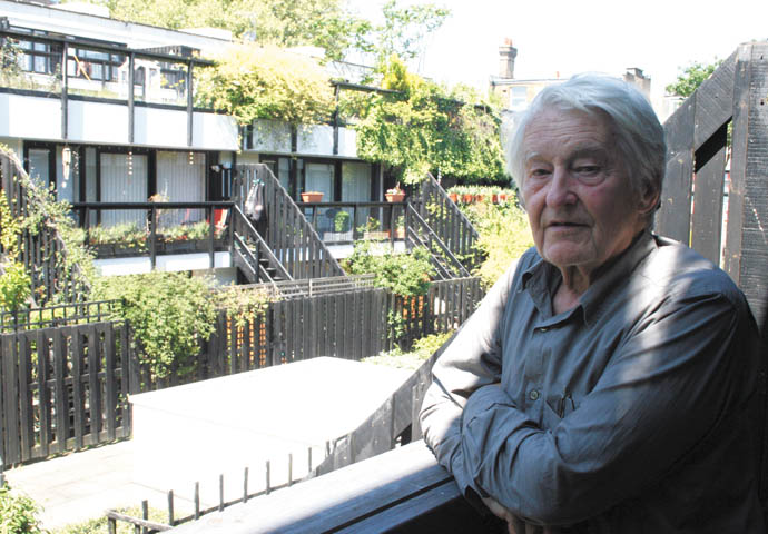 Not cardboard housing, but homes that have been allowed to deteriorate Neave Brown