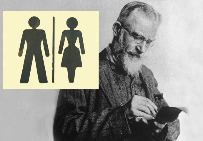 Give women back their loo Gender neutral toilets and George Bernard Shaw
