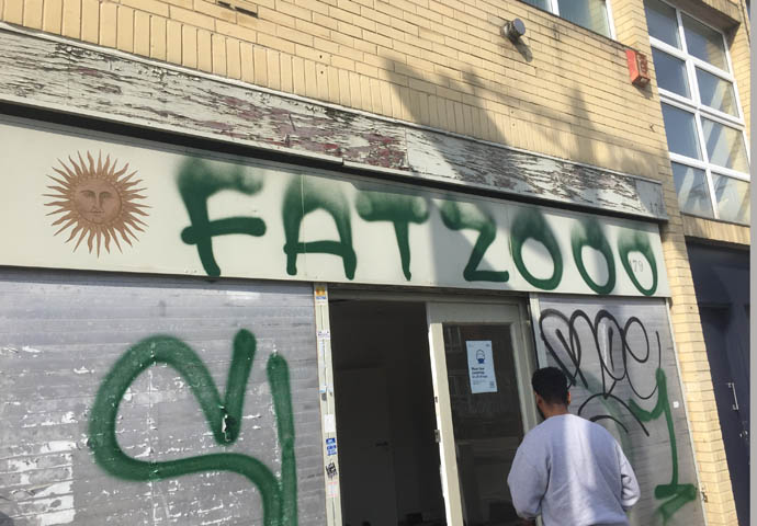 Graffiti in Queen's Crescent