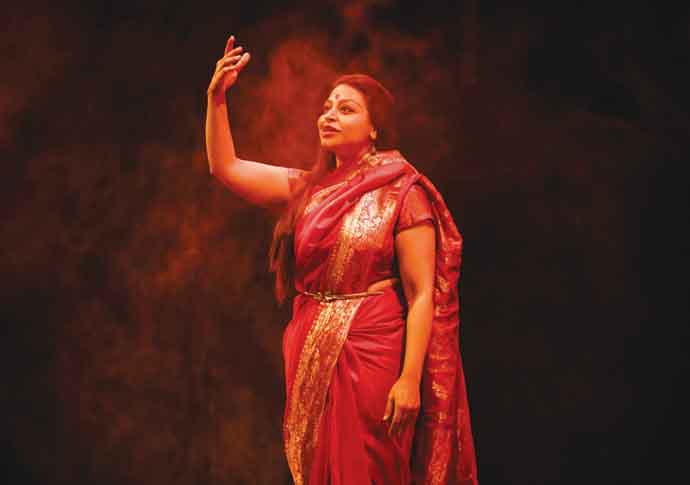 Review: Chasing Hares, at Young Vic Theatre Ayesha Dharker in Chasing Hares at Young Vic (c) Isha Shah