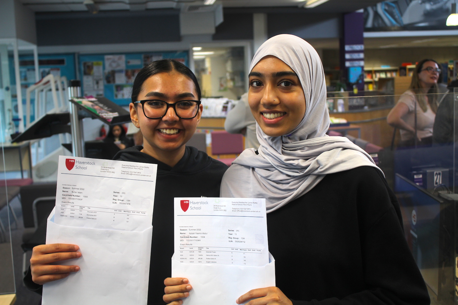 Nuha Islam and Azizah Abdul