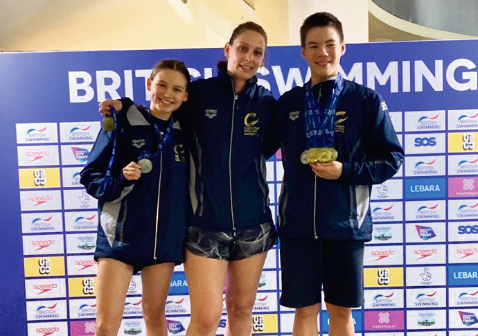 Final test before talented swimmers come up for air Ines Guimond-Beetham Kylie Bland and Llewellyn Porter