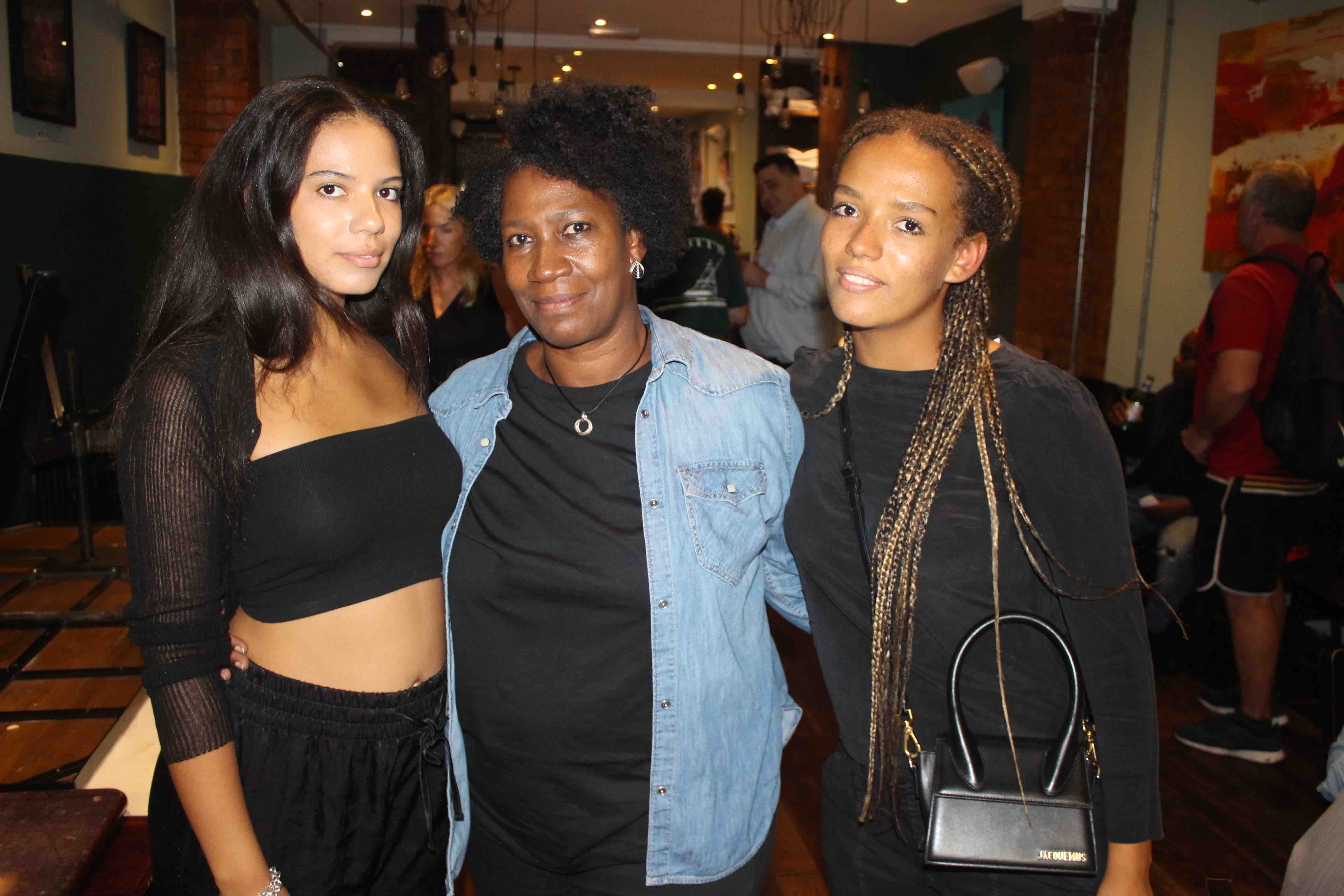 Derek Blake's daughters Christina and Tallulah with PamelaJPG
