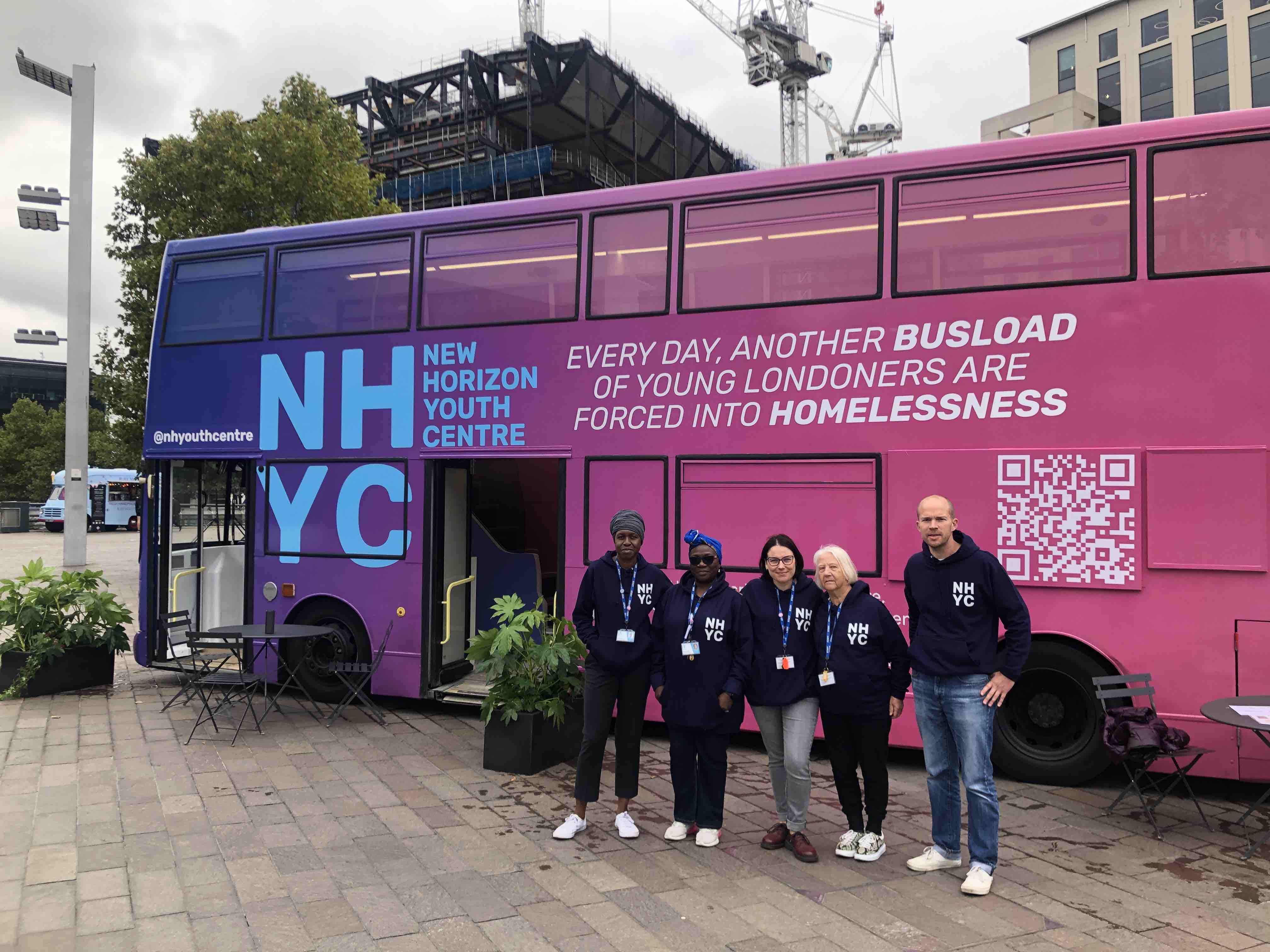 Enough young Londoners to fill a double decker bus become homeless every day IMG_1723 new horizon youth homelessmness