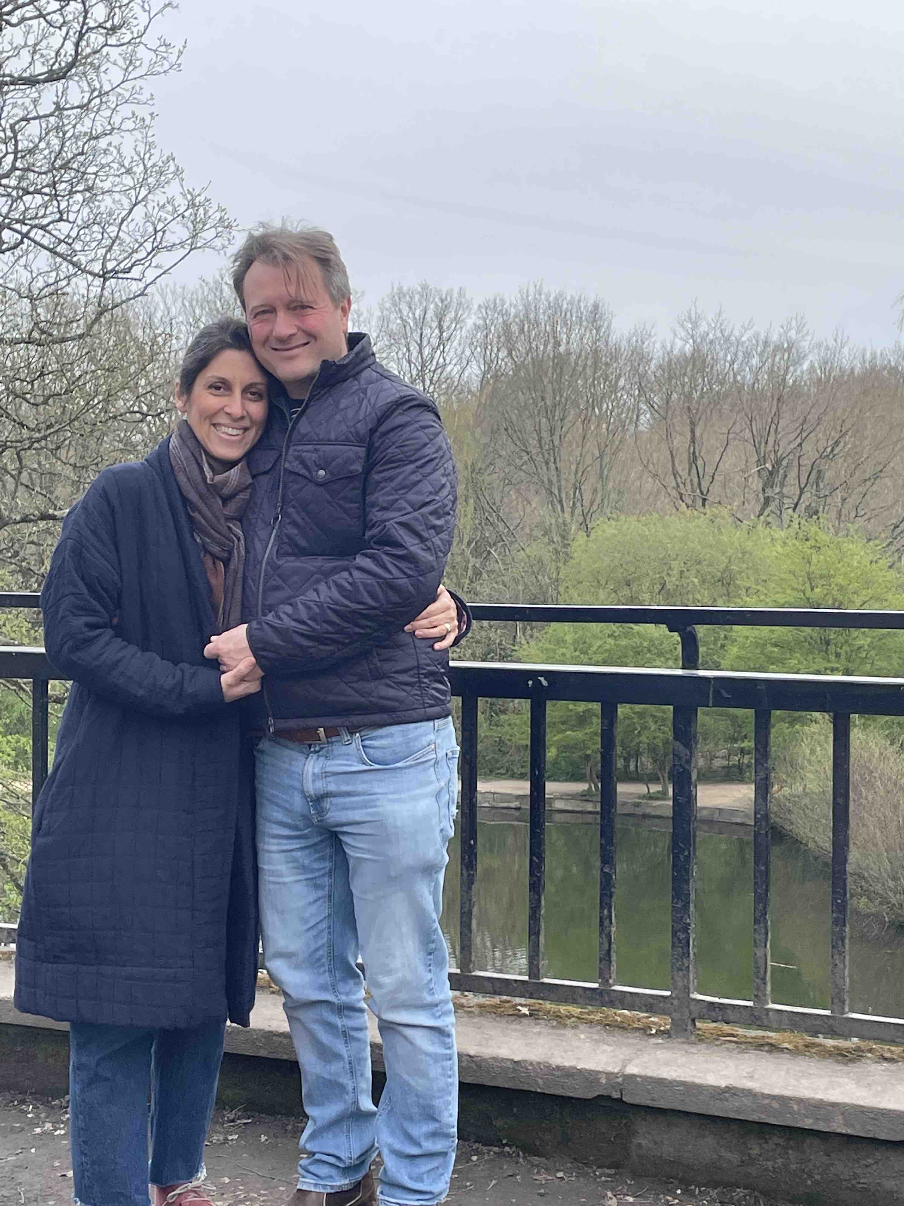 Nazanin and Richard photo