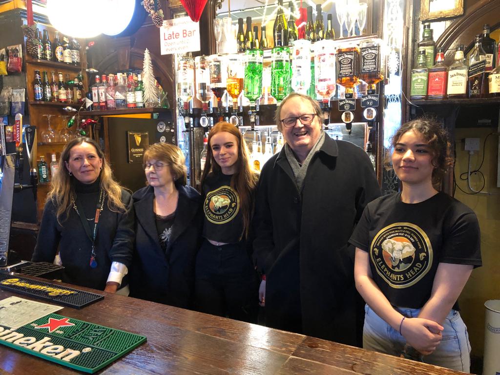 Landlord says Elephant’s Head pub could close over unfair police reports elephantshead Image 2022-12-13 at 15.53.16
