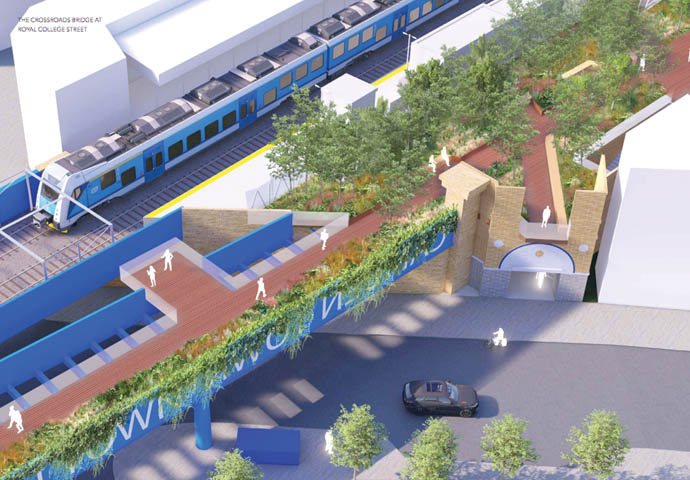 Serious questions on ‘highline’ project Camden Highline_proposed link with station