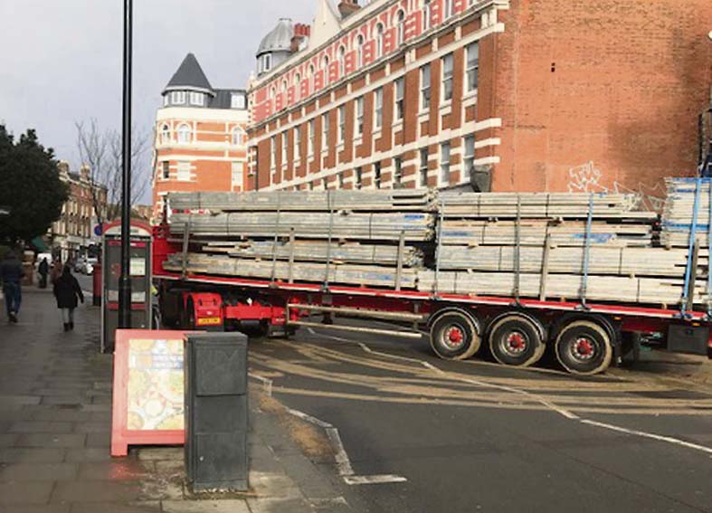 Big lorry West End Lane