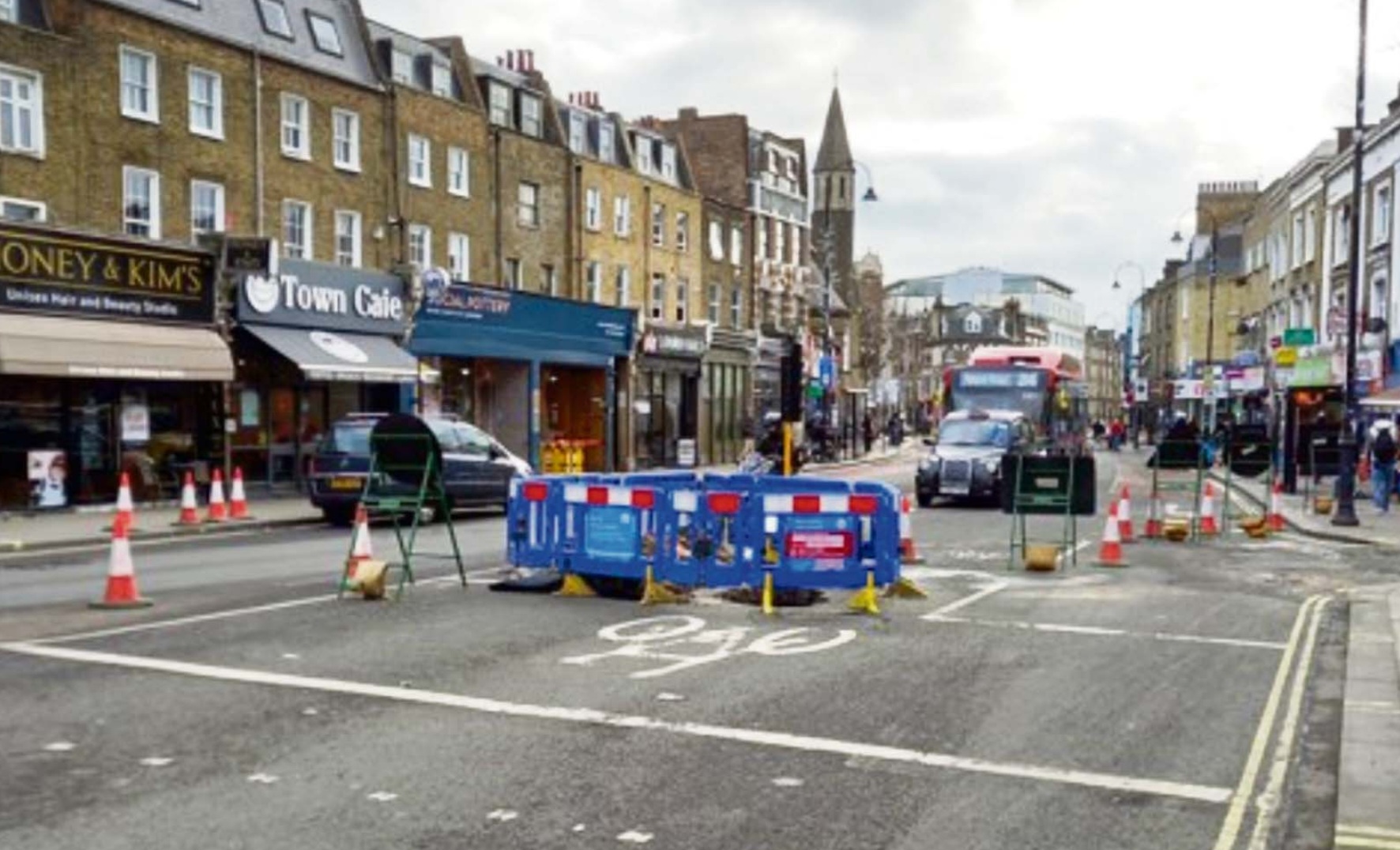 Thames Water is causing gridlock Fielder Thames Water works in Kentish Town Road