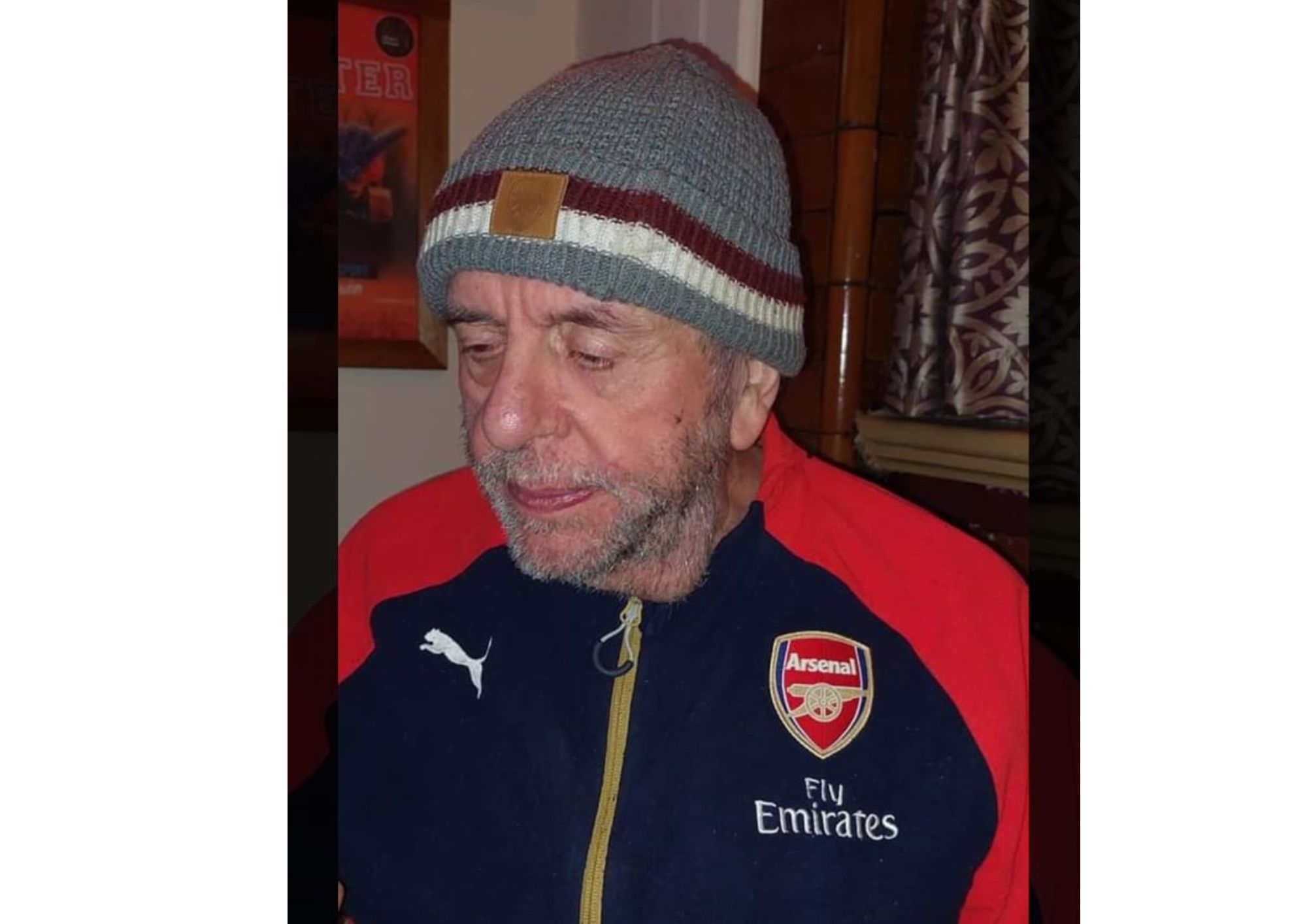 Appeal for help in search for missing Arsenal fan Robert Smith