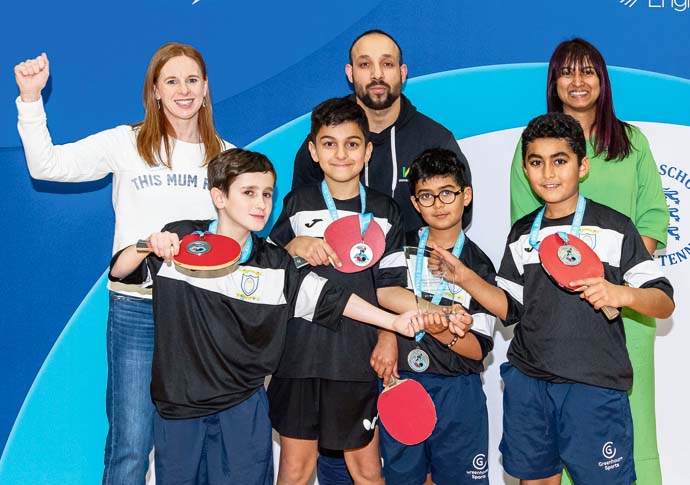 Schools’ talented ping-pong aces all set to compete at the top table Jack Petchey Schools Team Finals January 2023 - UEL (University of East London), Sportsdock, UEL E16 2RD
