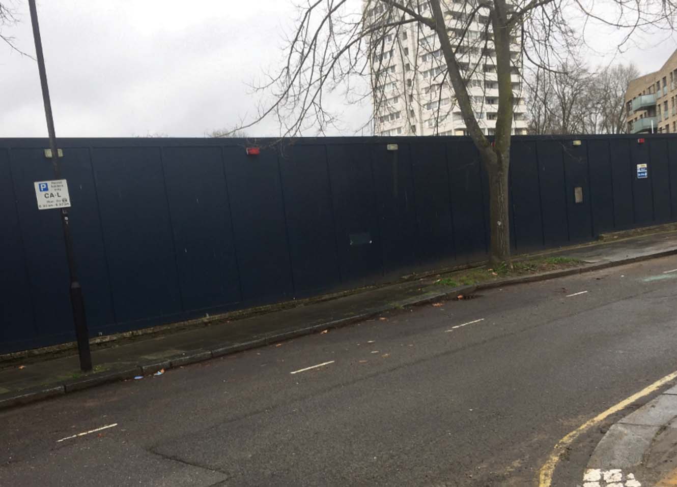 Bacton Low Rise building site