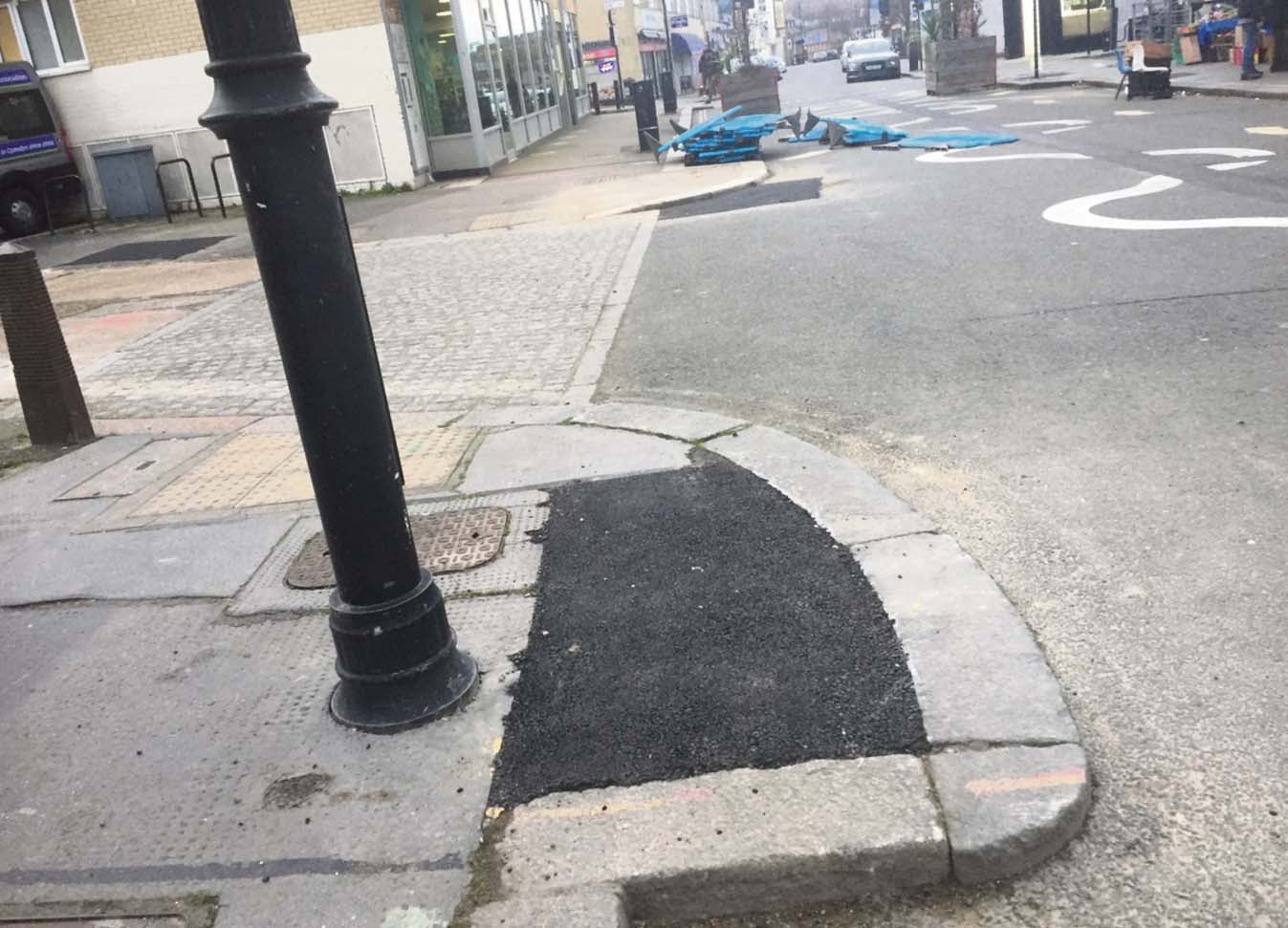 Tell us about the holes in the road… Rifkin_Queens Crescent holes