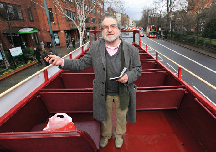 Eric, the inspirational editor who helped give Islington a new voice Eric on bus