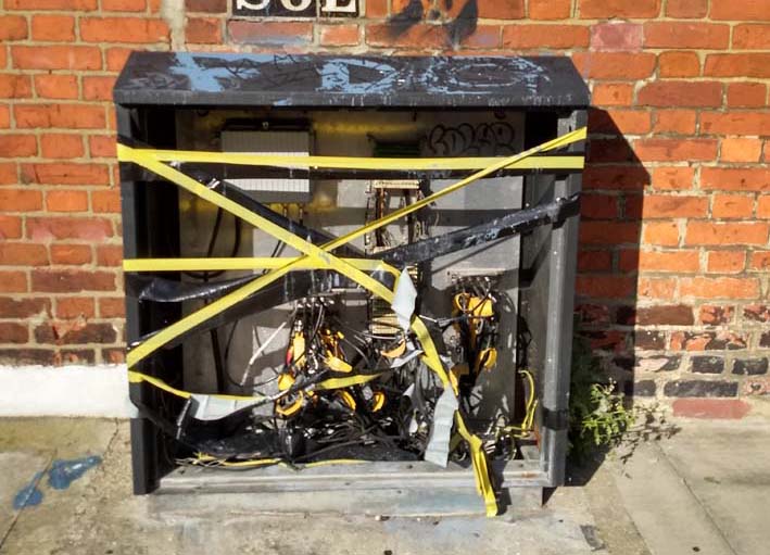 BT Junction Box in Solent Road