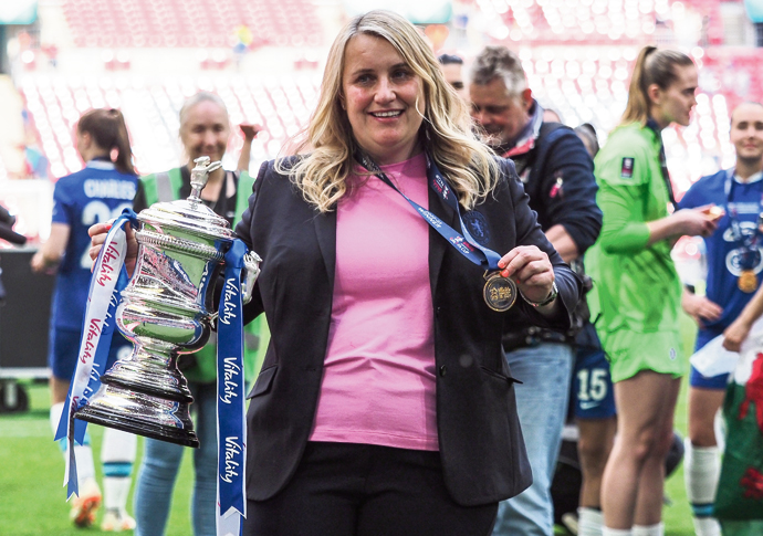 ‘An absolute ride’: Hayes’ 5th FA Cup win as fans set new world record Vitality Womens FA Cup Final - Chelsea v Manchester United - Wembley Stadium