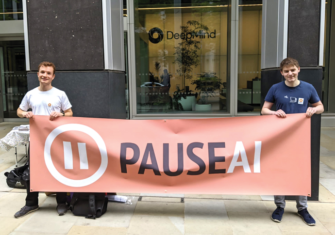 Pause AI protest copy