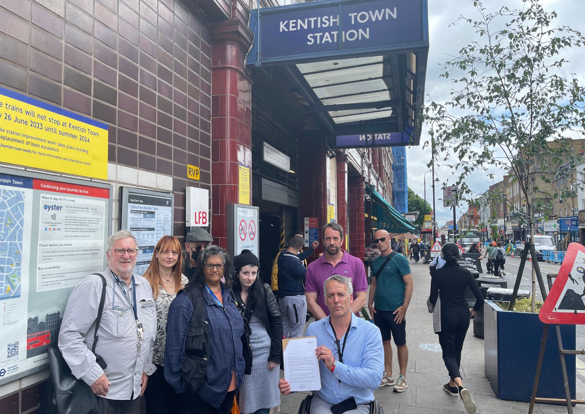 ‘12 months of work and we’ll still not be able to use the tube’ kentish town camden disabilities
