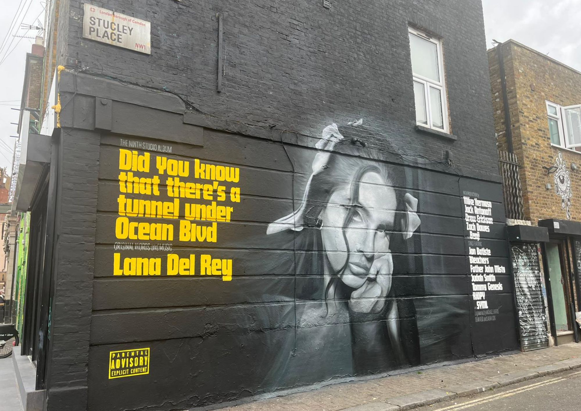 Artist tells of mural hate messages from Lana del Rey fans lana