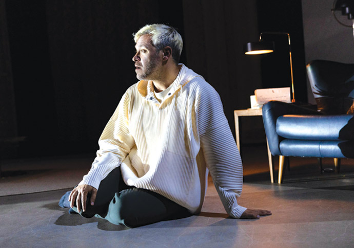 Will Young in Song From Far Away at Hampstead Theatre Photo Mark Senior