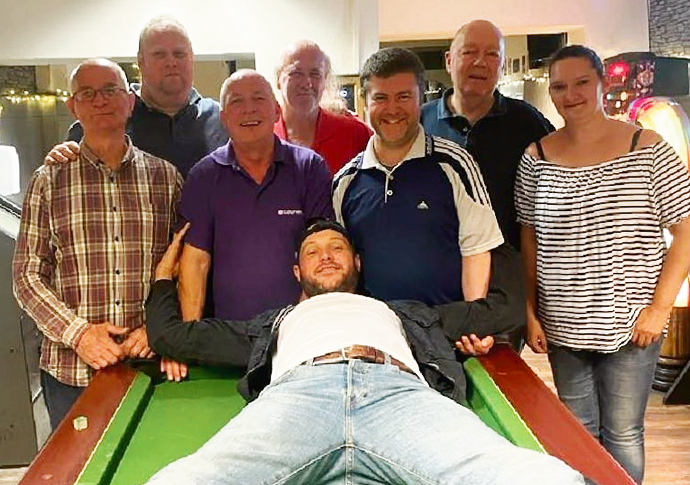 Pool aces’ first cup is cue for wild celebrations Slatterys 2