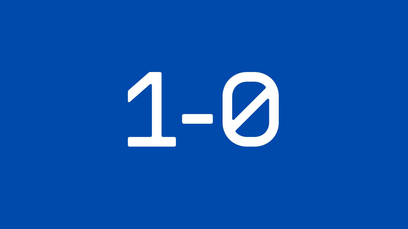 1-0 Spurs