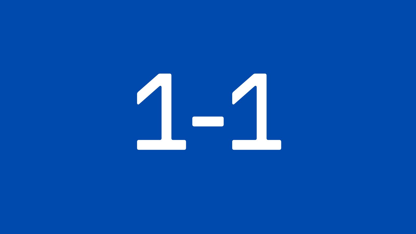 1-1 Spurs